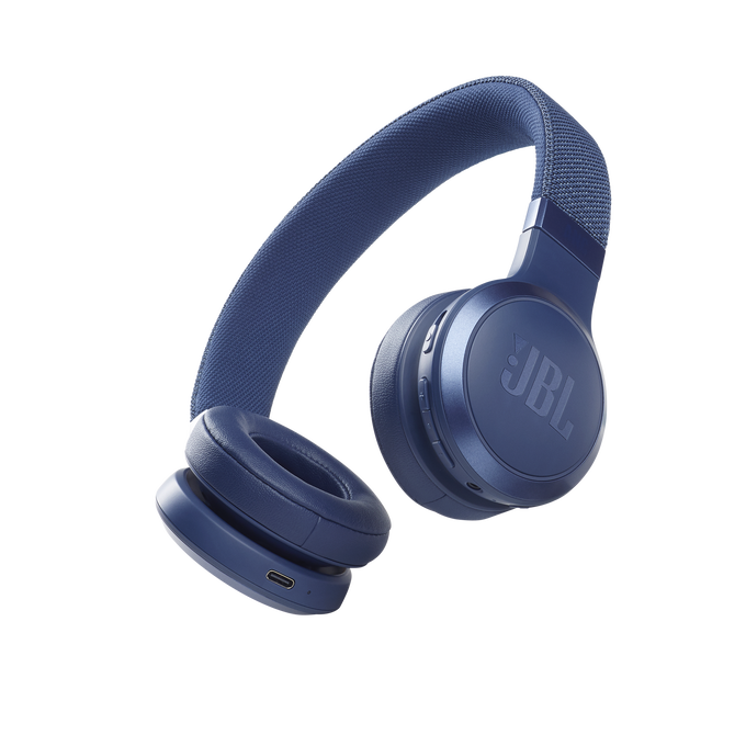 JBL Live 460NC - Blue - Wireless on-ear NC headphones - Hero image number null